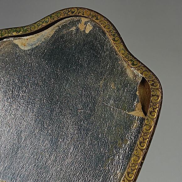 Vintage Hair Brush Brown Marble Like Back Golden Handle Clear Bristles Removable - Picture 11 of 16